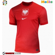 Moške Nogometnih dresov Poljska Gostujoči EP 2024 Kratki rokavi